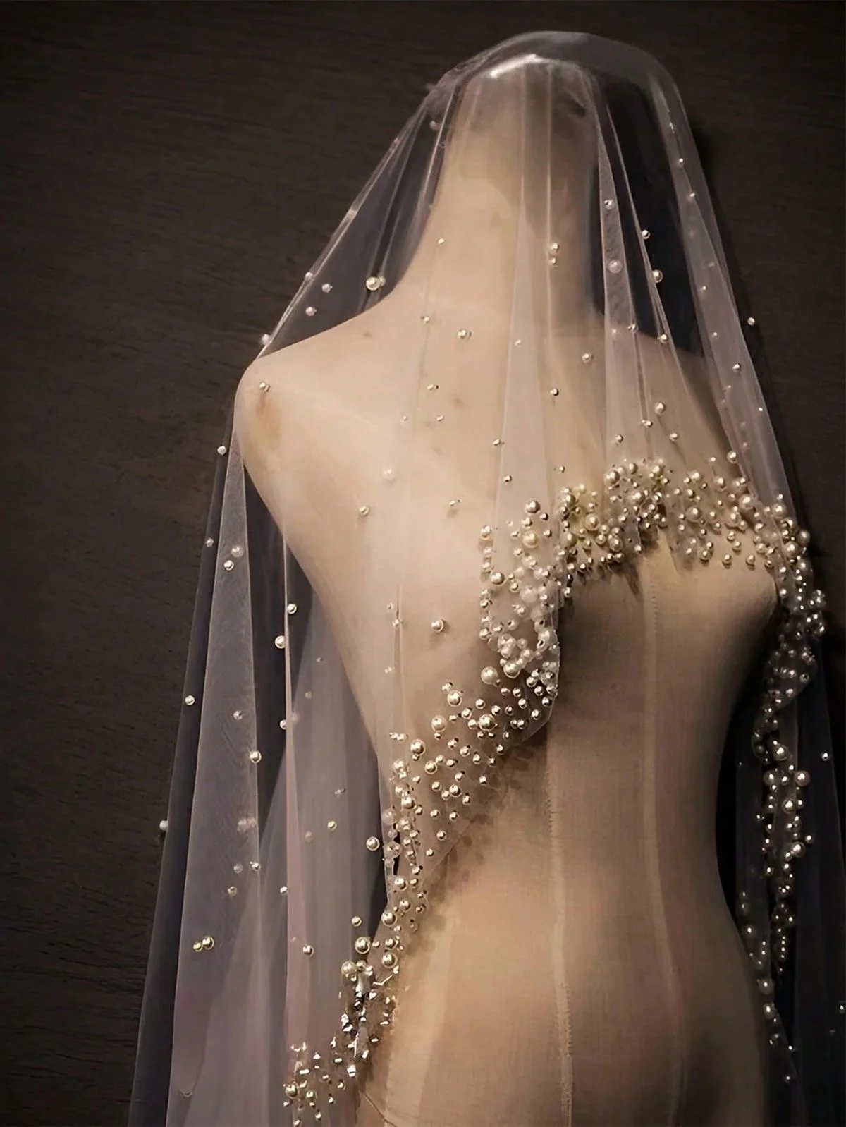 Pearl veil set