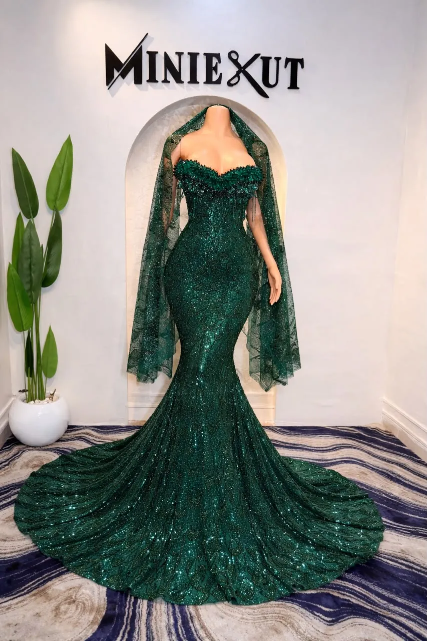 The Emerald luxe dress