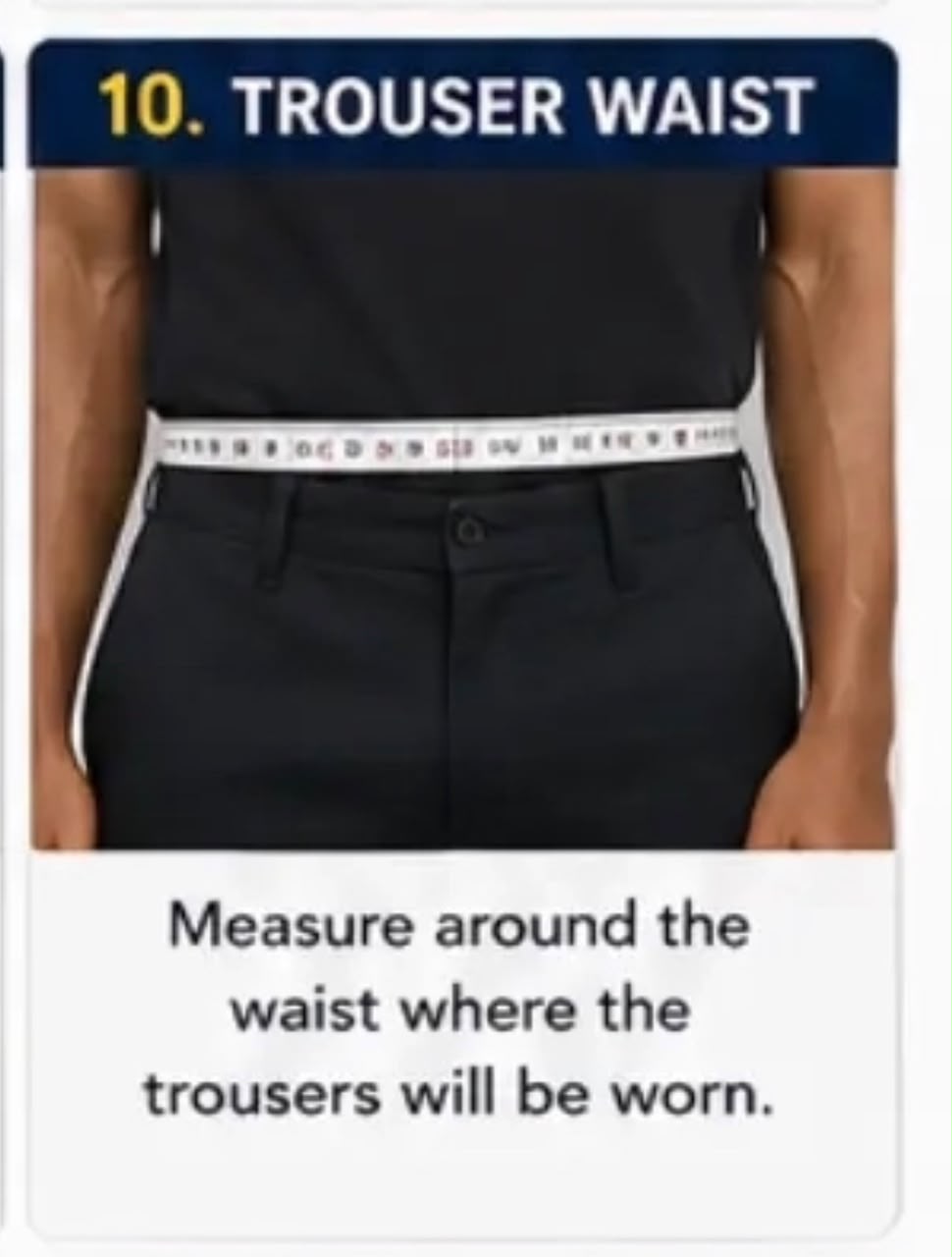 Measurement 10 - Back Length