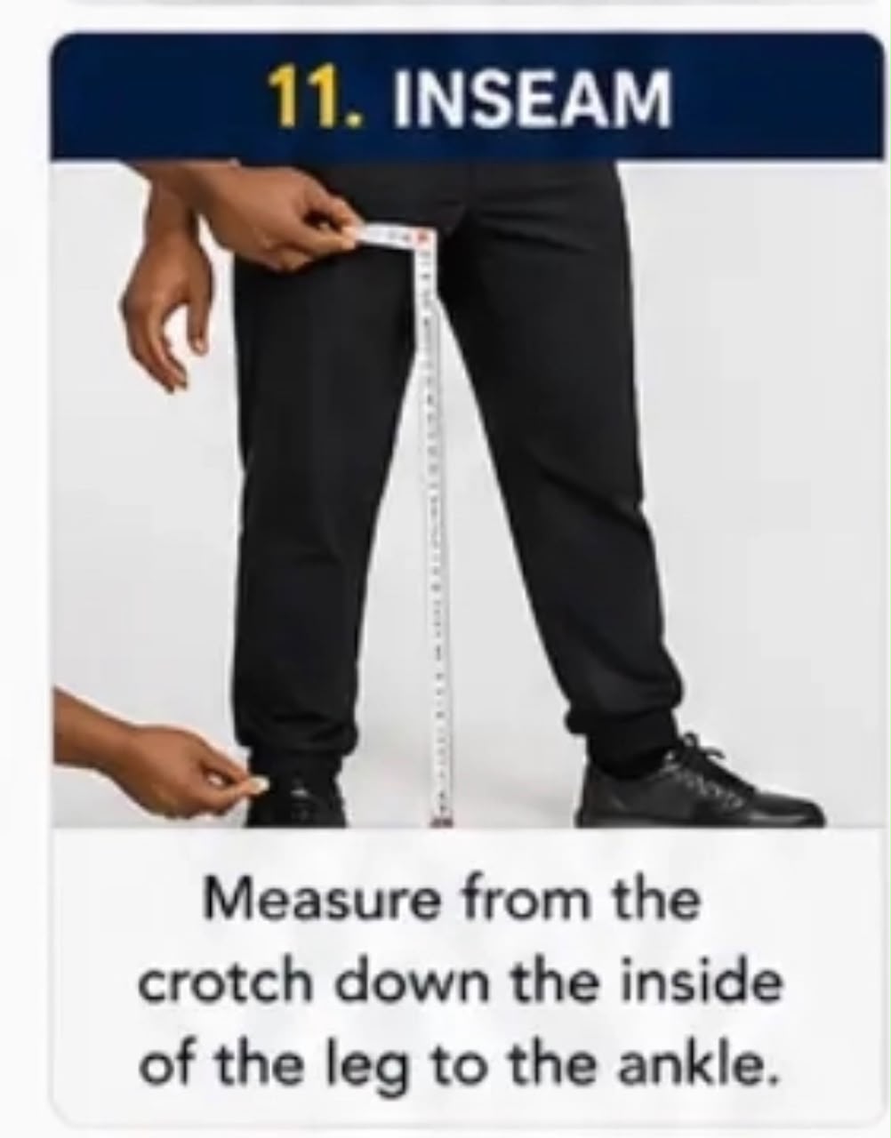 Measurement 11 - Front Length