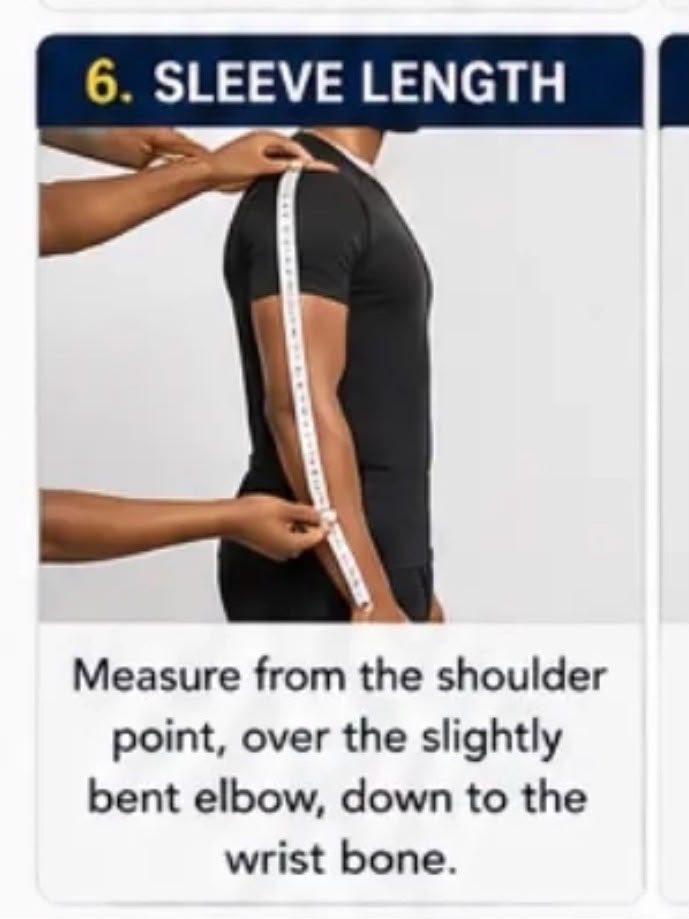 Measurement 6 - Sleeve Length