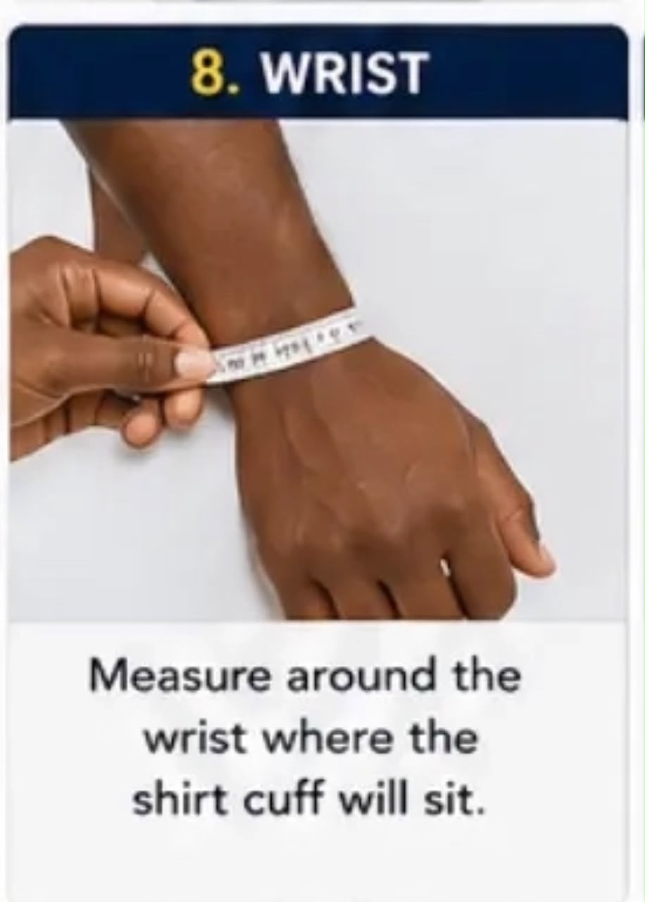Measurement 8 - Wrist